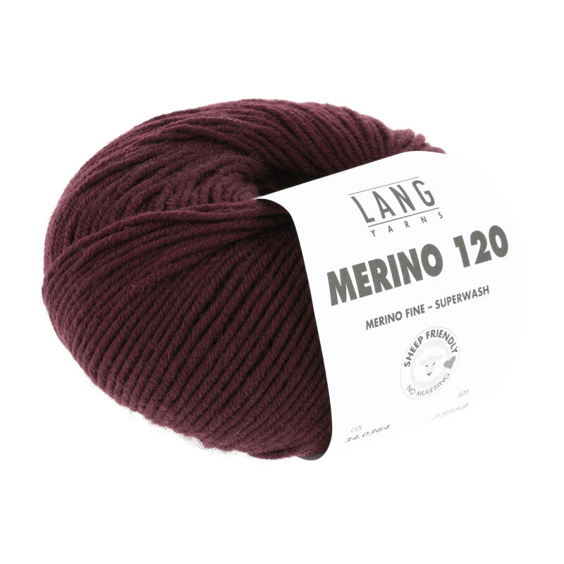 Lang Yarns Merino 120 reine Schurwolle 50g/120m Merino extrafine DK große Farbauswahl