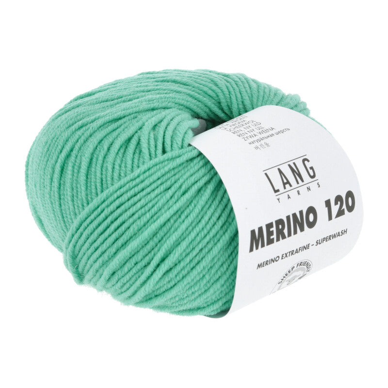 Lang Yarns Merino 120 reine Schurwolle 50g/120m Merino extrafine DK große Farbauswahl