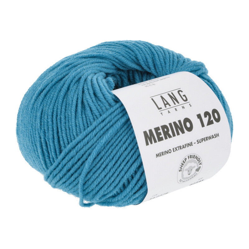 Lang Yarns Merino 120 reine Schurwolle 50g/120m Merino extrafine DK große Farbauswahl