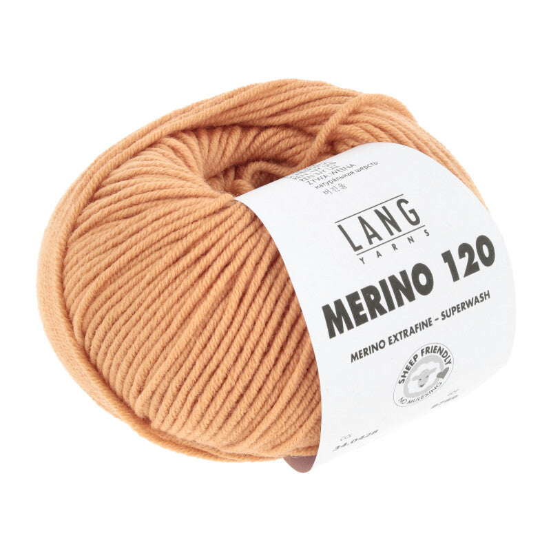 Lang Yarns Merino 120 reine Schurwolle 50g/120m Merino extrafine DK große Farbauswahl