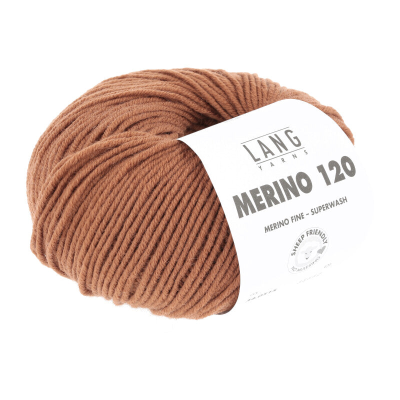 Lang Yarns Merino 120 reine Schurwolle 50g/120m Merino extrafine DK große Farbauswahl