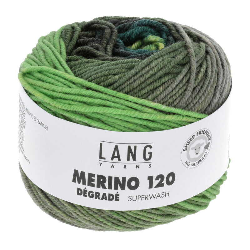 Lang Yarns Merino 120 DEGRADE Merino extrafine 50g/120m weich Ganzjahresgarn DK