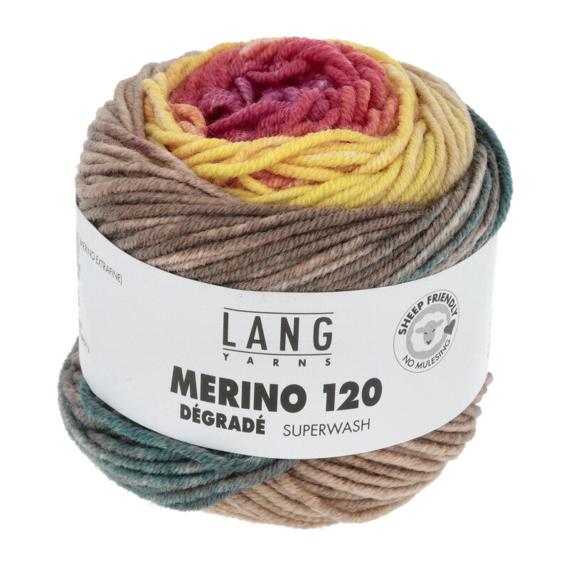 Lang Yarns Merino 120 DEGRADE Merino extrafine 50g/120m weich Ganzjahresgarn DK