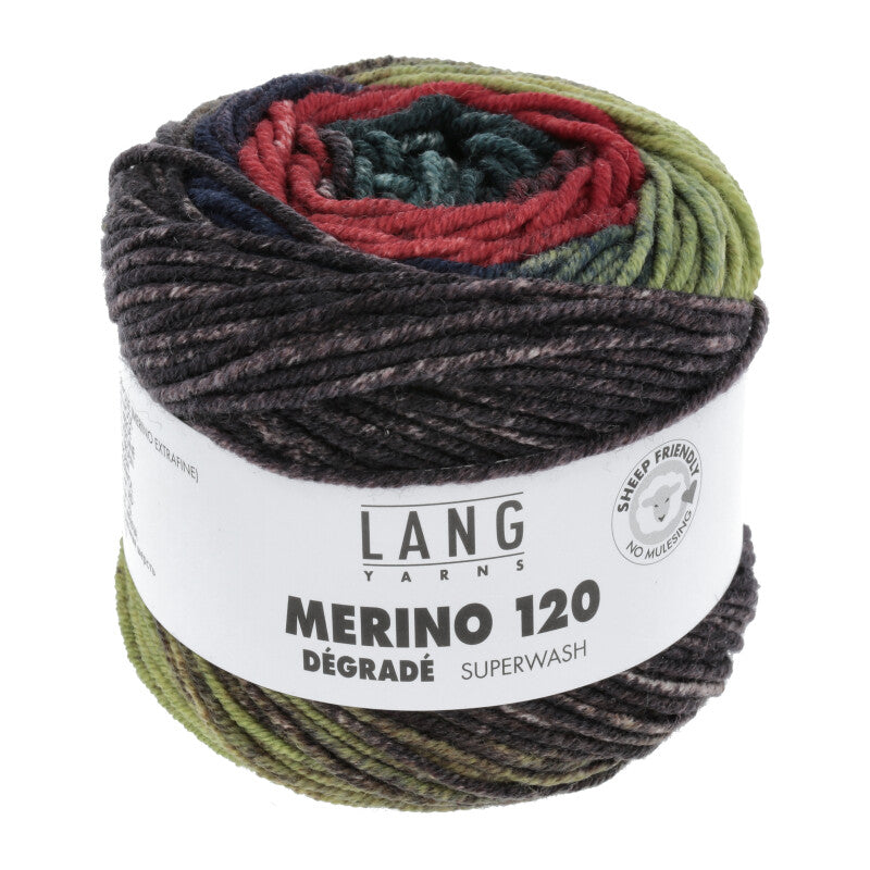 Lang Yarns Merino 120 DEGRADE Merino extrafine 50g/120m weich Ganzjahresgarn DK