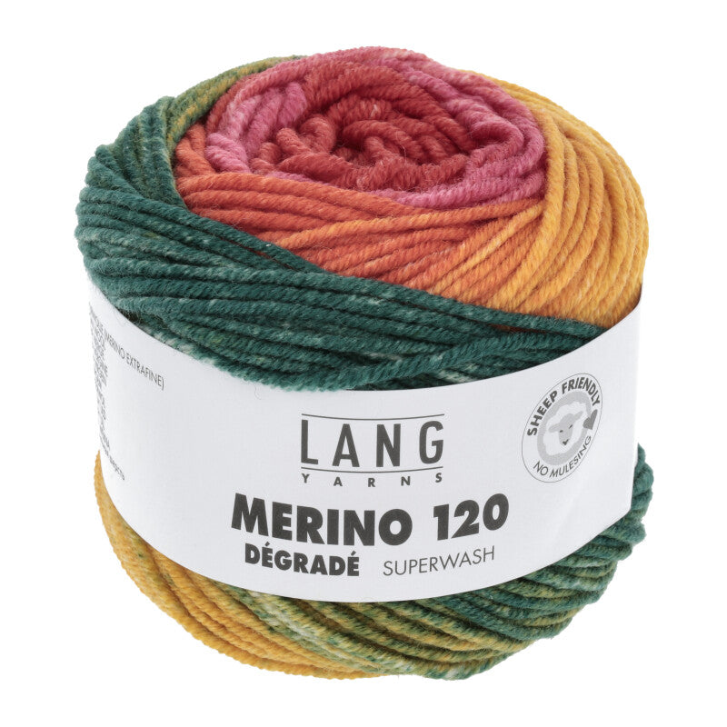 Lang Yarns Merino 120 DEGRADE Merino extrafine 50g/120m weich Ganzjahresgarn DK