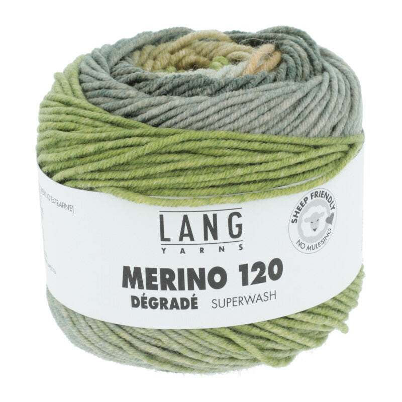 Lang Yarns Merino 120 DEGRADE Merino extrafine 50g/120m weich Ganzjahresgarn DK