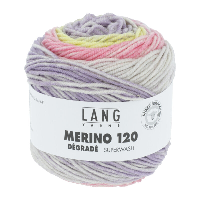Lang Yarns Merino 120 DEGRADE Merino extrafine 50g/120m weich Ganzjahresgarn DK