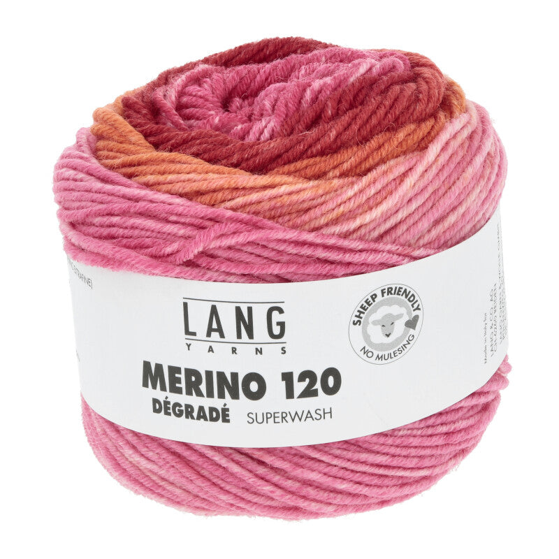Lang Yarns Merino 120 DEGRADE Merino extrafine 50g/120m weich Ganzjahresgarn DK