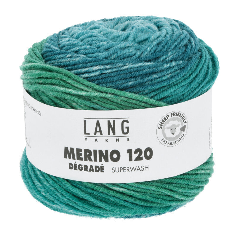 Lang Yarns Merino 120 DEGRADE Merino extrafine 50g/120m weich Ganzjahresgarn DK
