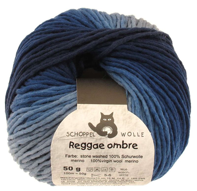 SCHOPPEL Reggae ombré 50g/100m Merino Farbverlauf Nadelstärke 5 -  6 mm weich