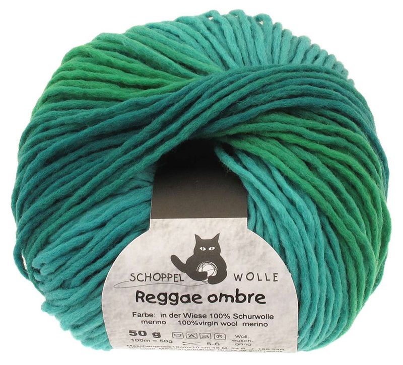 SCHOPPEL Reggae ombré 50g/100m Merino Farbverlauf Nadelstärke 5 -  6 mm weich
