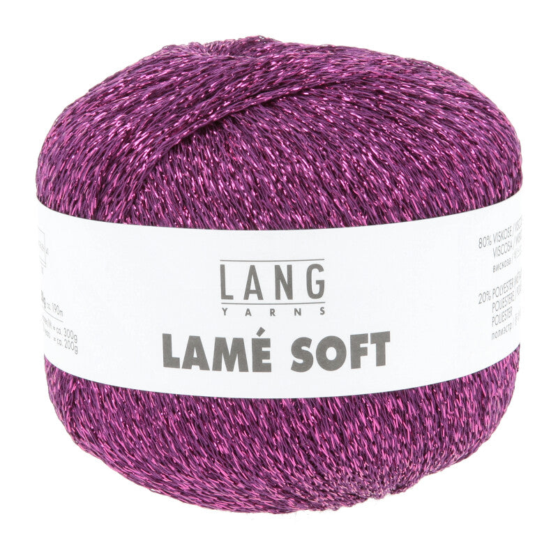 Lang Yarns LAMÉ SOFT 50g/190m Fingering Glamour Glitzer weich