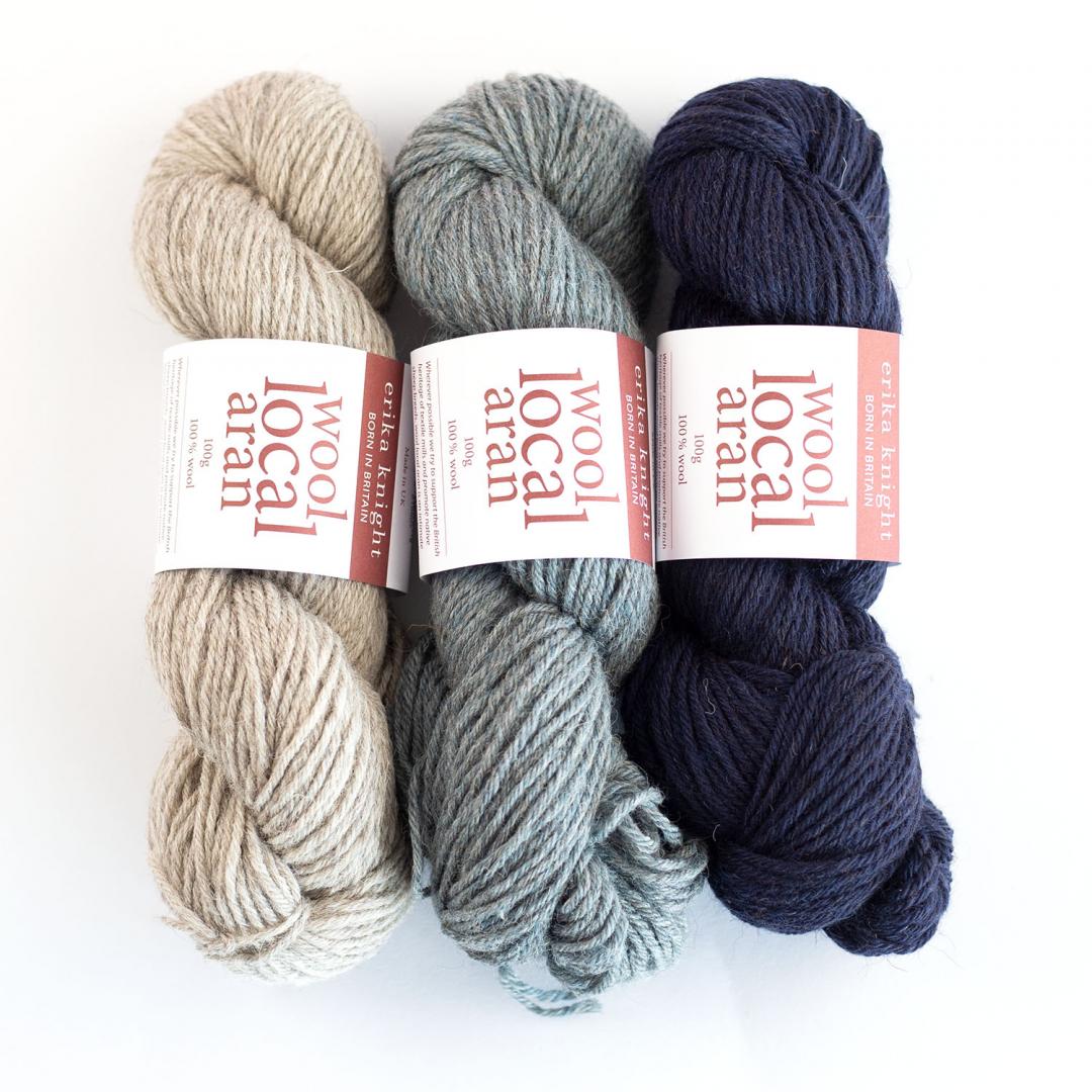 WOOL LOCAL ARAN Erika Knight 100g/180m Britische Wolle England mulesingfrei Aran (Kopie)