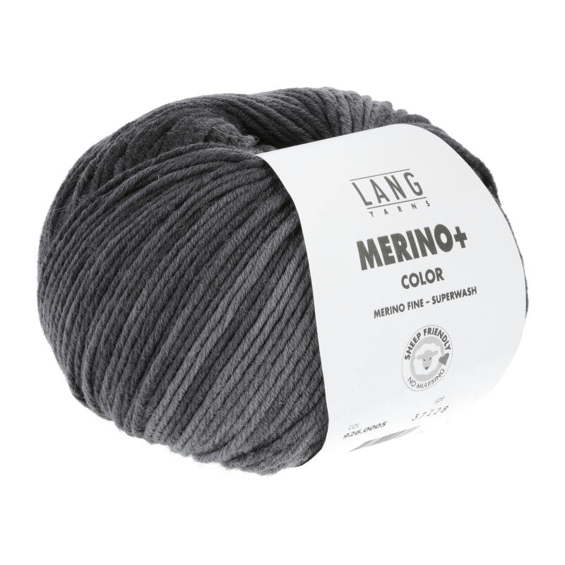 Lang Yarns Merino +Color reine Schurwolle 100g/180m (Merino extrafine - mulesing free), Superwash Ganzjahresgarn Worsted