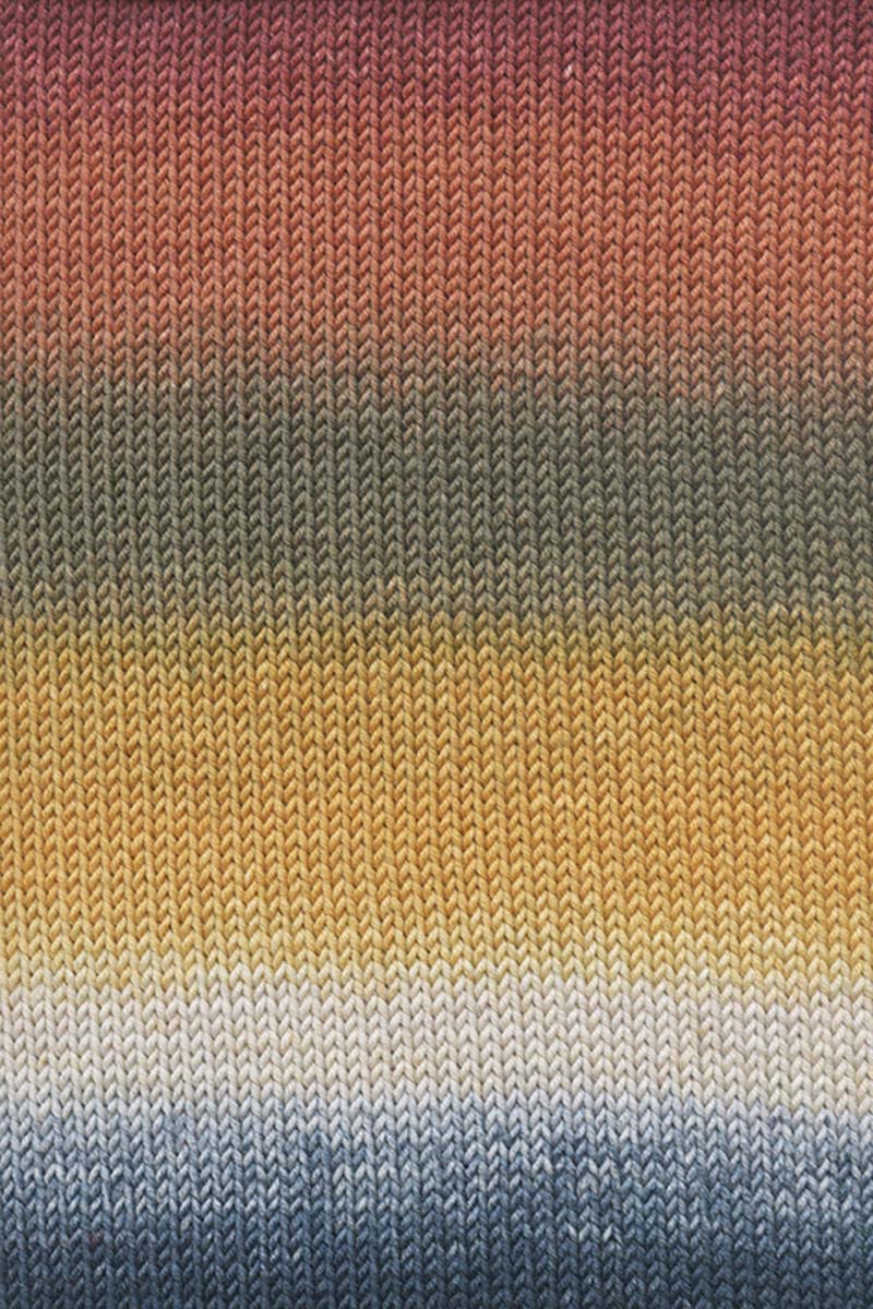 Lang Yarns Merino +Color reine Schurwolle 100g/180m (Merino extrafine - mulesing free), Superwash Ganzjahresgarn Worsted