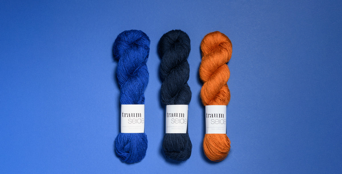 Atelier Zitron TRAUMSEIDE 100g/800m reine Seide 100% Maulbeereide edel fein glänzend Lacegarn