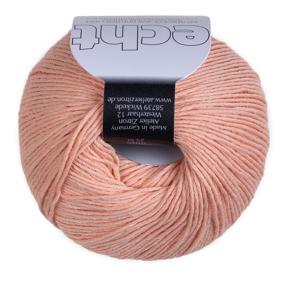 Atelier Zitron ECHT LL 50g/140m reine Baumwolle NS 3 - 3,5 mm weich Babykleidung