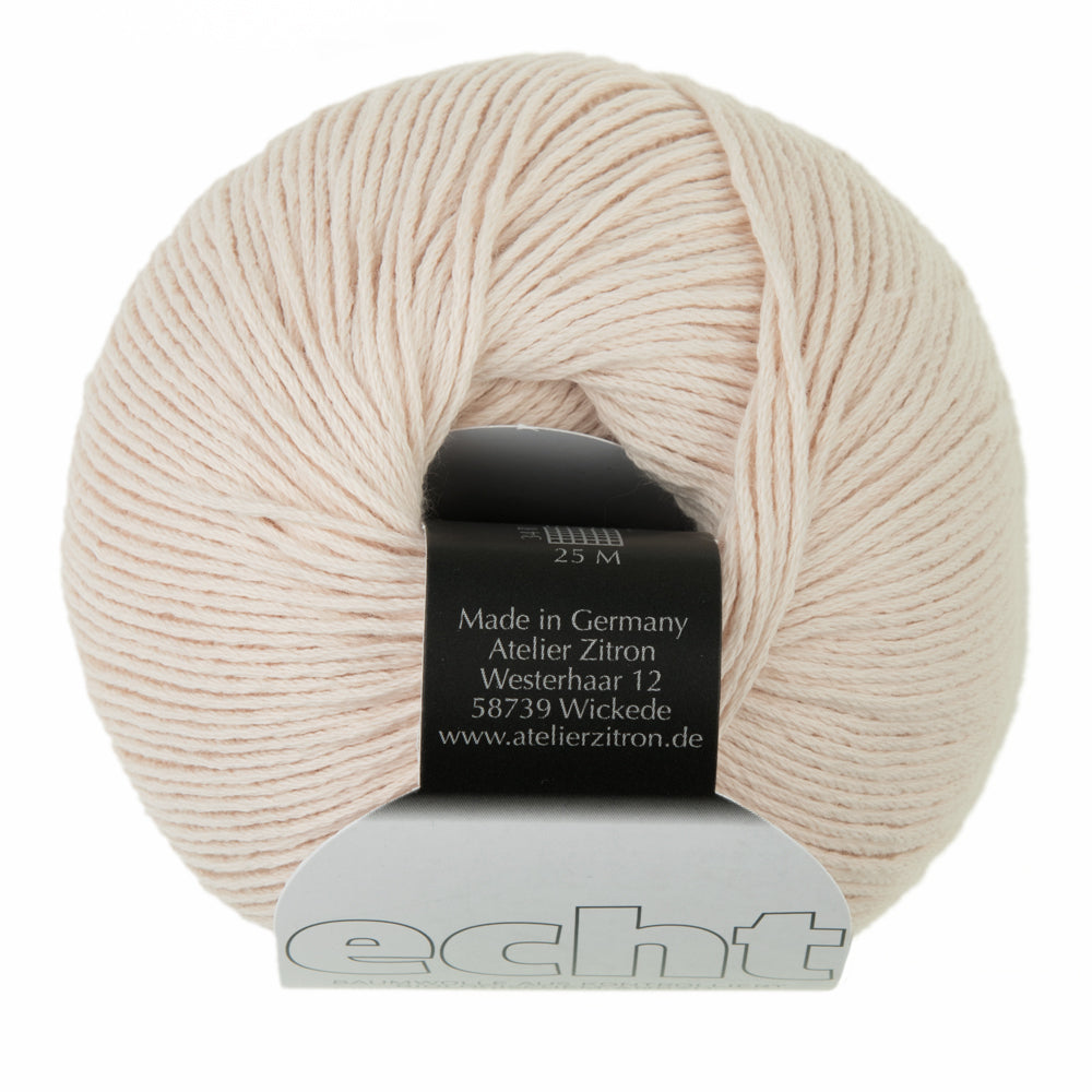 Atelier Zitron ECHT LL 50g/140m reine Baumwolle NS 3 - 3,5 mm weich Babykleidung