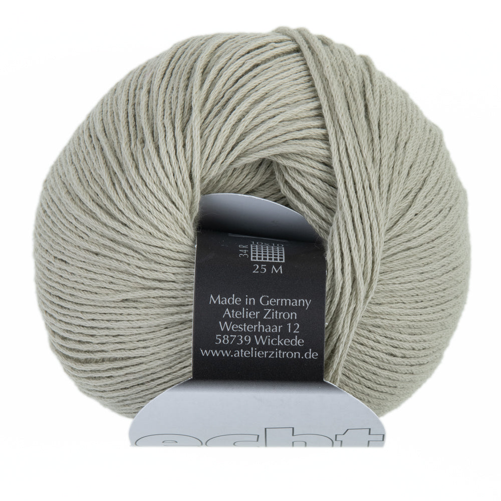 Atelier Zitron ECHT LL 50g/140m reine Baumwolle NS 3 - 3,5 mm weich Babykleidung