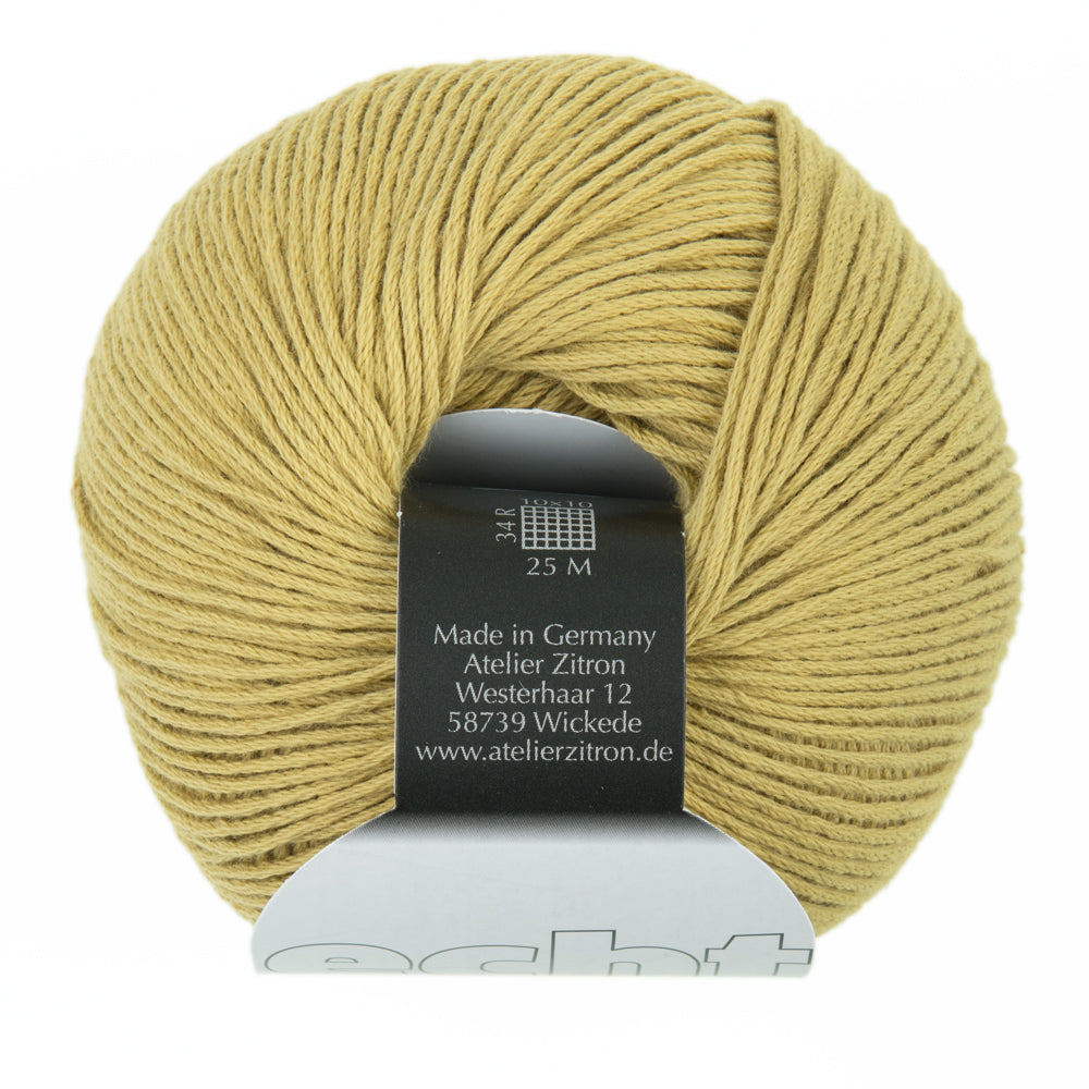 Atelier Zitron ECHT LL 50g/140m reine Baumwolle NS 3 - 3,5 mm weich Babykleidung