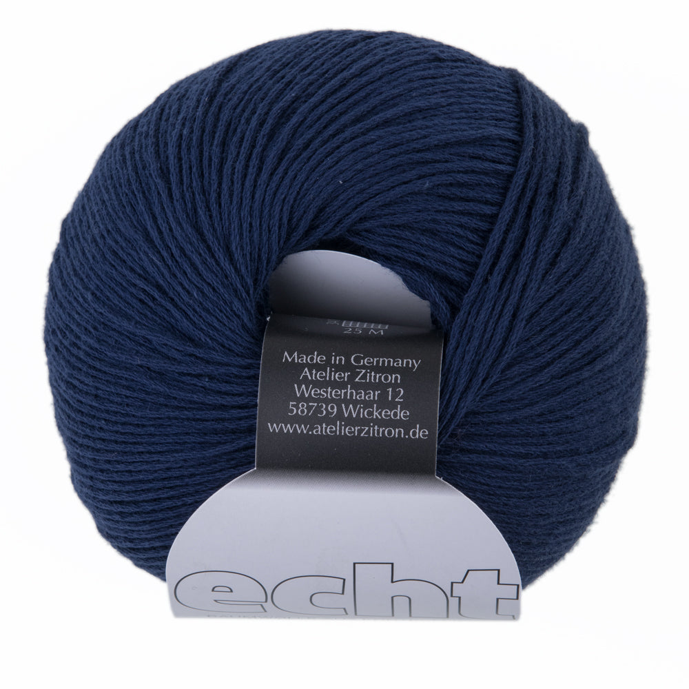 Atelier Zitron ECHT LL 50g/140m reine Baumwolle NS 3 - 3,5 mm weich Babykleidung