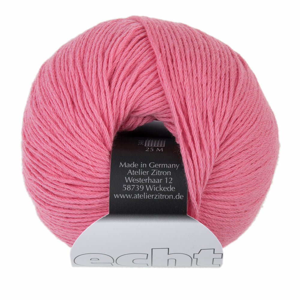 Atelier Zitron ECHT LL 50g/140m reine Baumwolle NS 3 - 3,5 mm weich Babykleidung