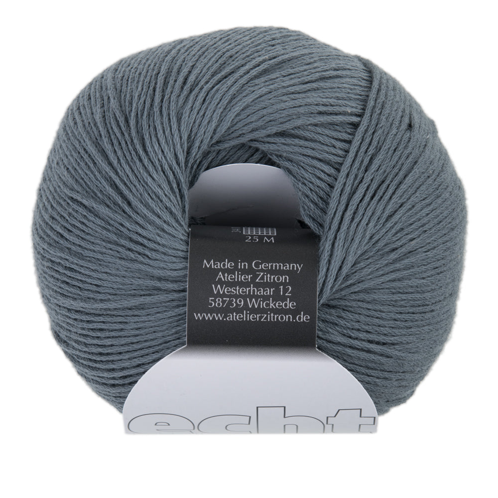 Atelier Zitron ECHT LL 50g/140m reine Baumwolle NS 3 - 3,5 mm weich Babykleidung