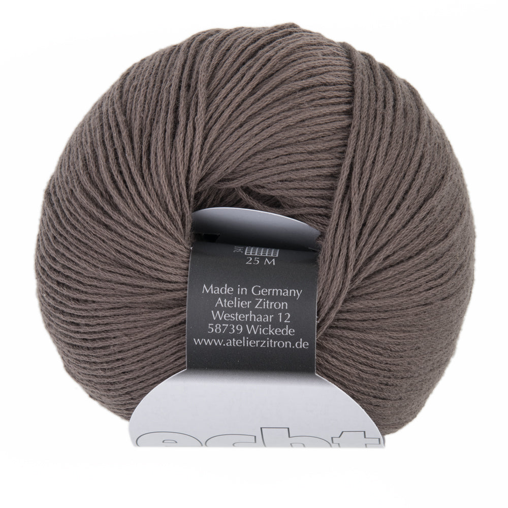 Atelier Zitron ECHT LL 50g/140m reine Baumwolle NS 3 - 3,5 mm weich Babykleidung