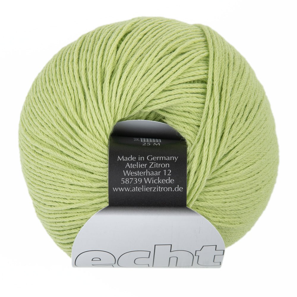 Atelier Zitron ECHT LL 50g/140m reine Baumwolle NS 3 - 3,5 mm weich Babykleidung