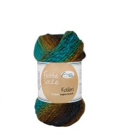 Sockenwolle RELLANA Flotte Socke Kolibri 420m/100g superwash bunt Muster aus dem Knäuel 4-fach