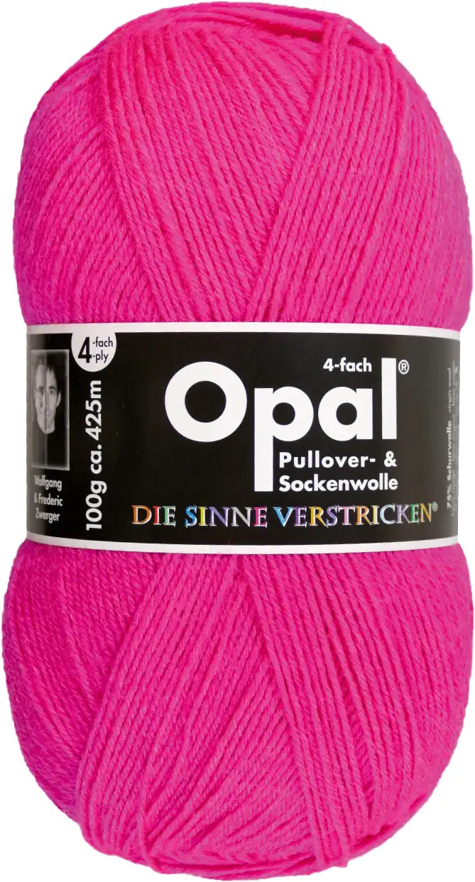 OPAL Sockenwolle 4-fach Uni 100g/425 viele Farben