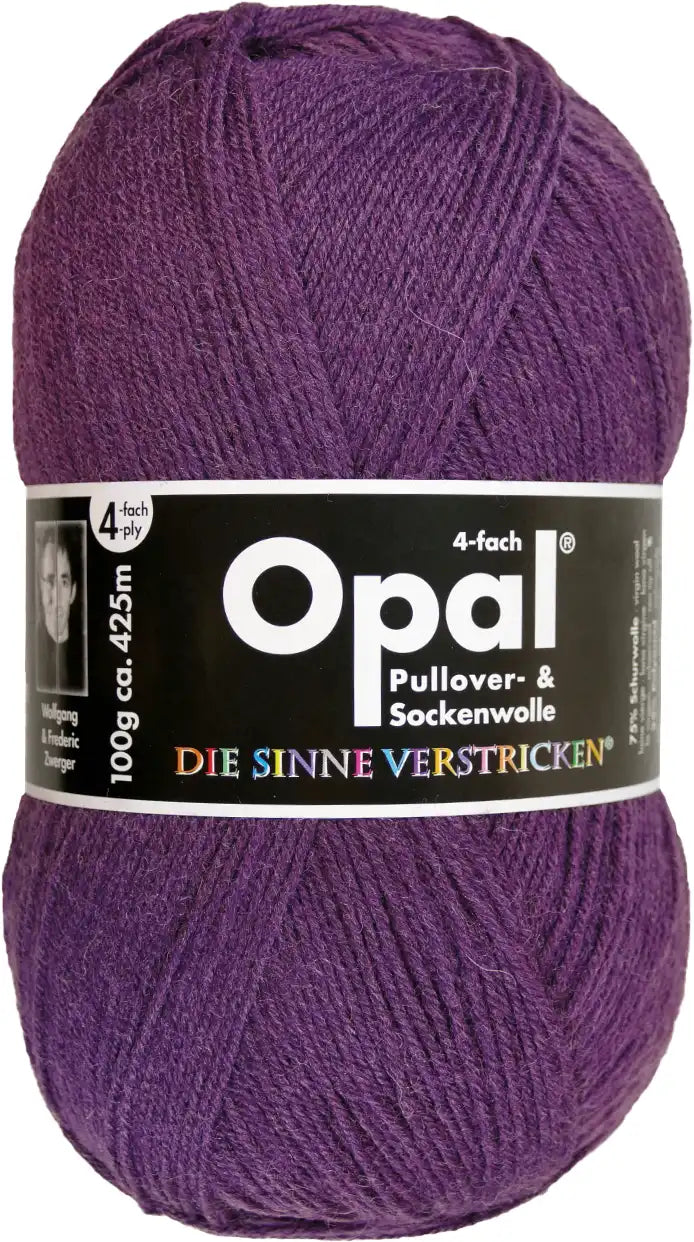 OPAL Sockenwolle 4-fach Uni 100g/425 viele Farben