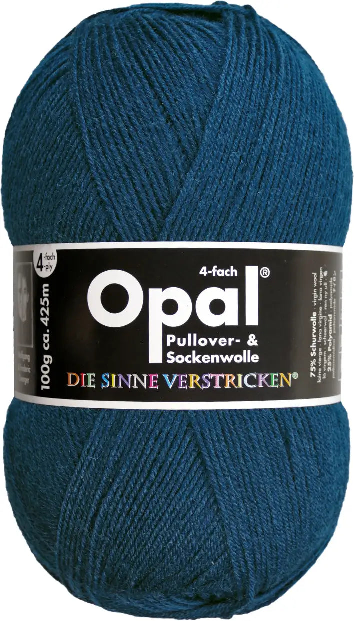 OPAL Sockenwolle 4-fach Uni 100g/425 viele Farben