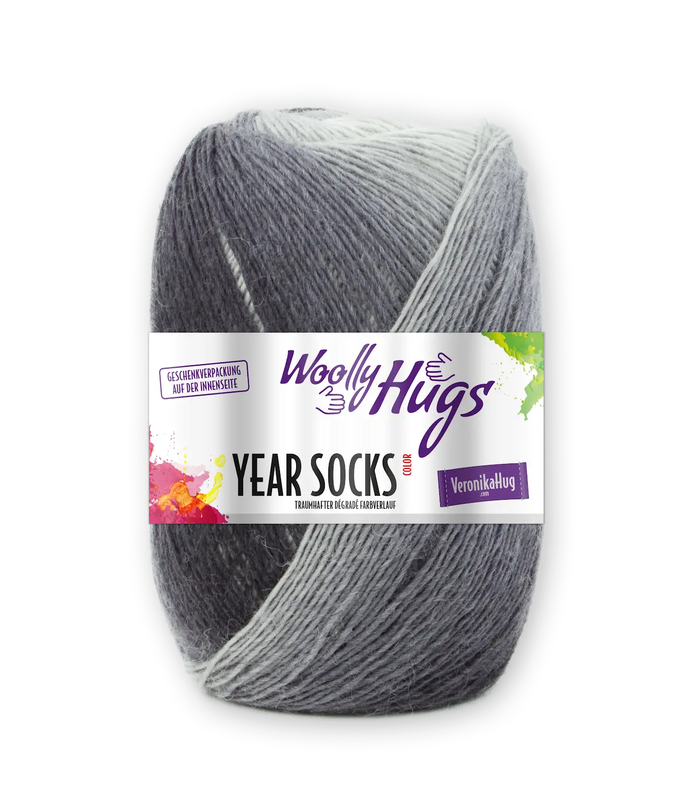 WOOLLY HUGS Year Socks 100g Degradé Schurwolle Farbverlaufsgarn Sockenwolle