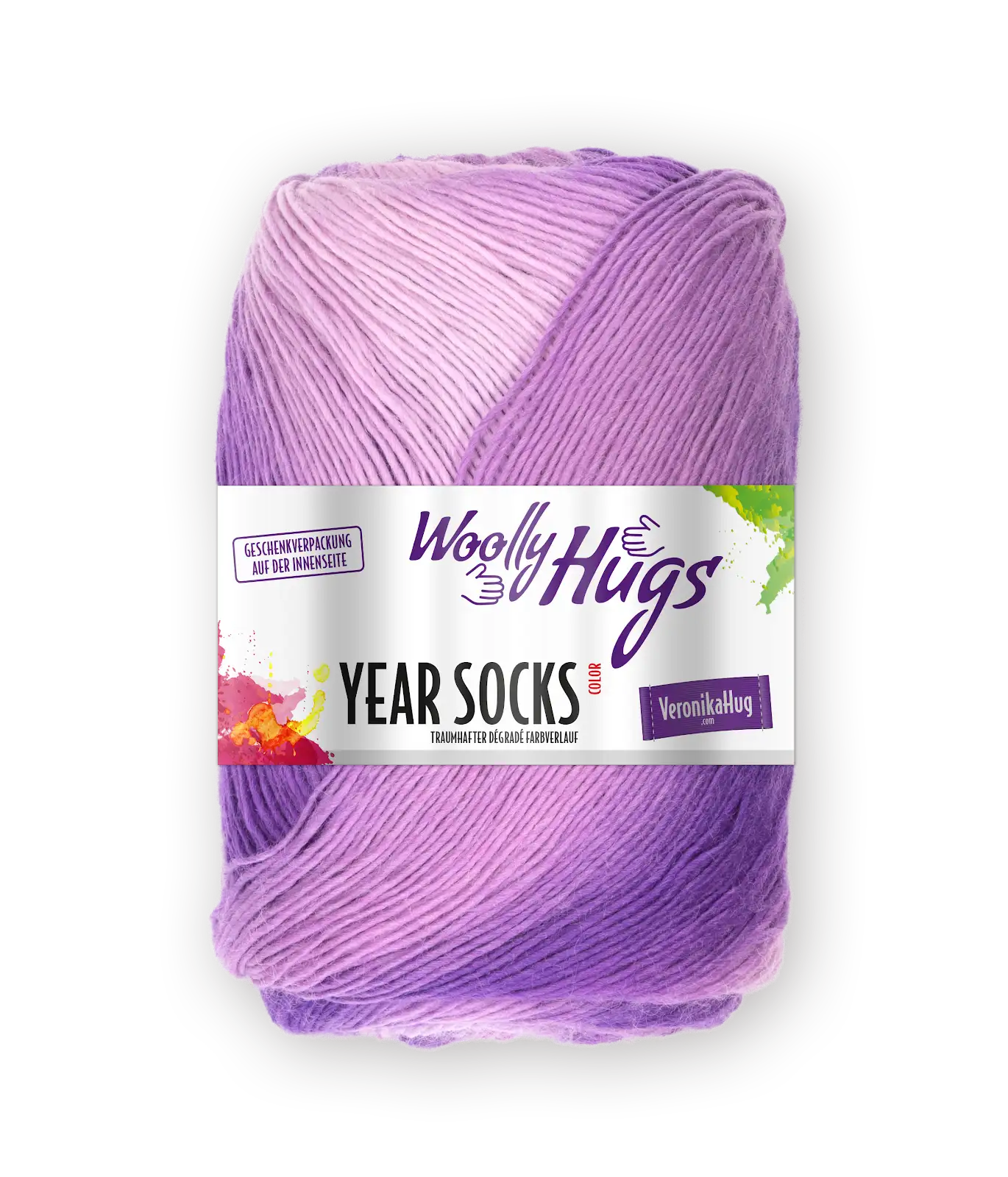 WOOLLY HUGS Year Socks 100g Degradé Schurwolle Farbverlaufsgarn Sockenwolle