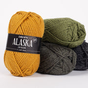 Drops ALASKA UNI reine Schurwolle LL 50 g/70 m Aran