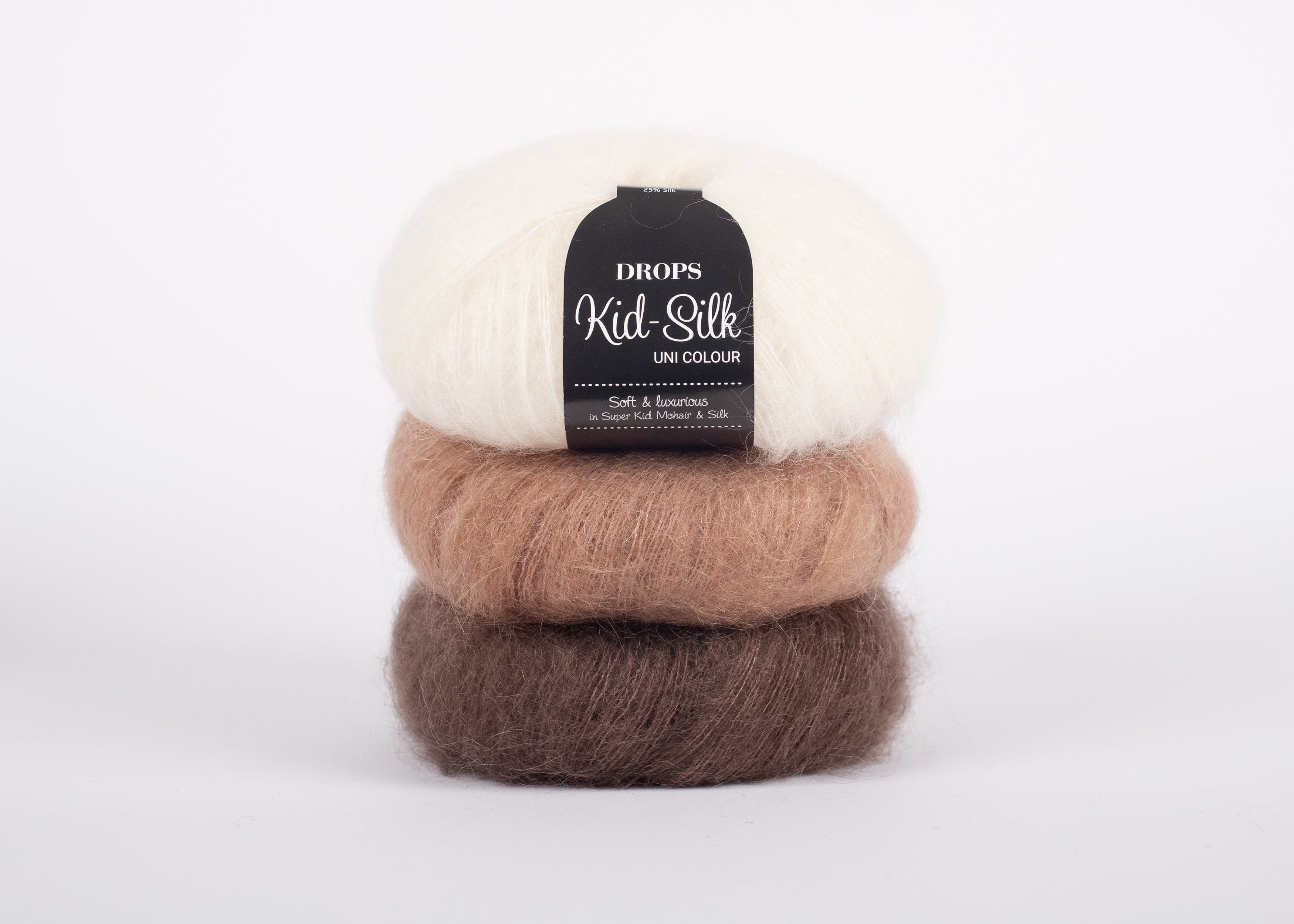 Drops KID-SILK uni  LL 25 g/210 m Mohair Seide - mulesingfrei