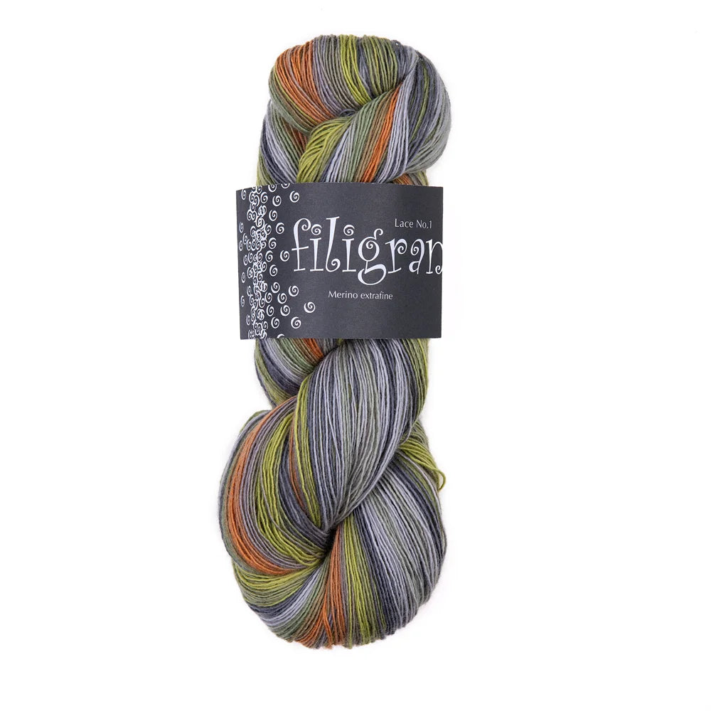 Atelier ZITRON Filigran 100g/600m Garn Strang Merino extrafine Farbverlaufsgarn