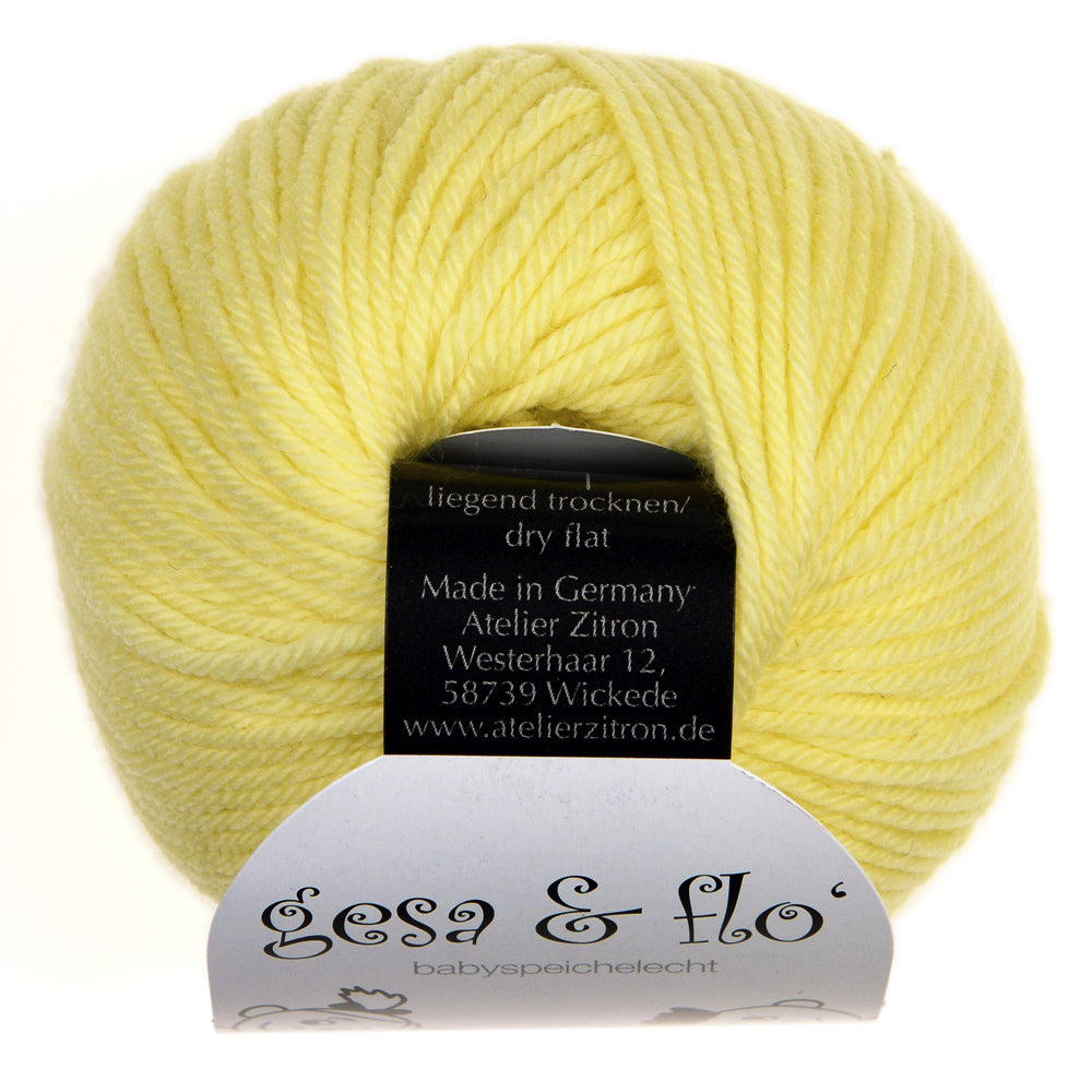 Atelier Zitron GESA und FLO LL 25g/ 90m Merino ultrafine 16 Micron Babywolle superweich