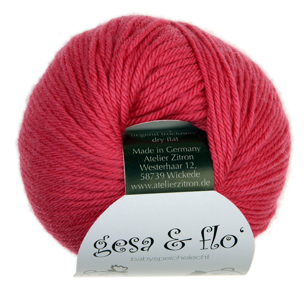 Atelier Zitron GESA und FLO LL 25g/ 90m Merino ultrafine 16 Micron Babywolle superweich