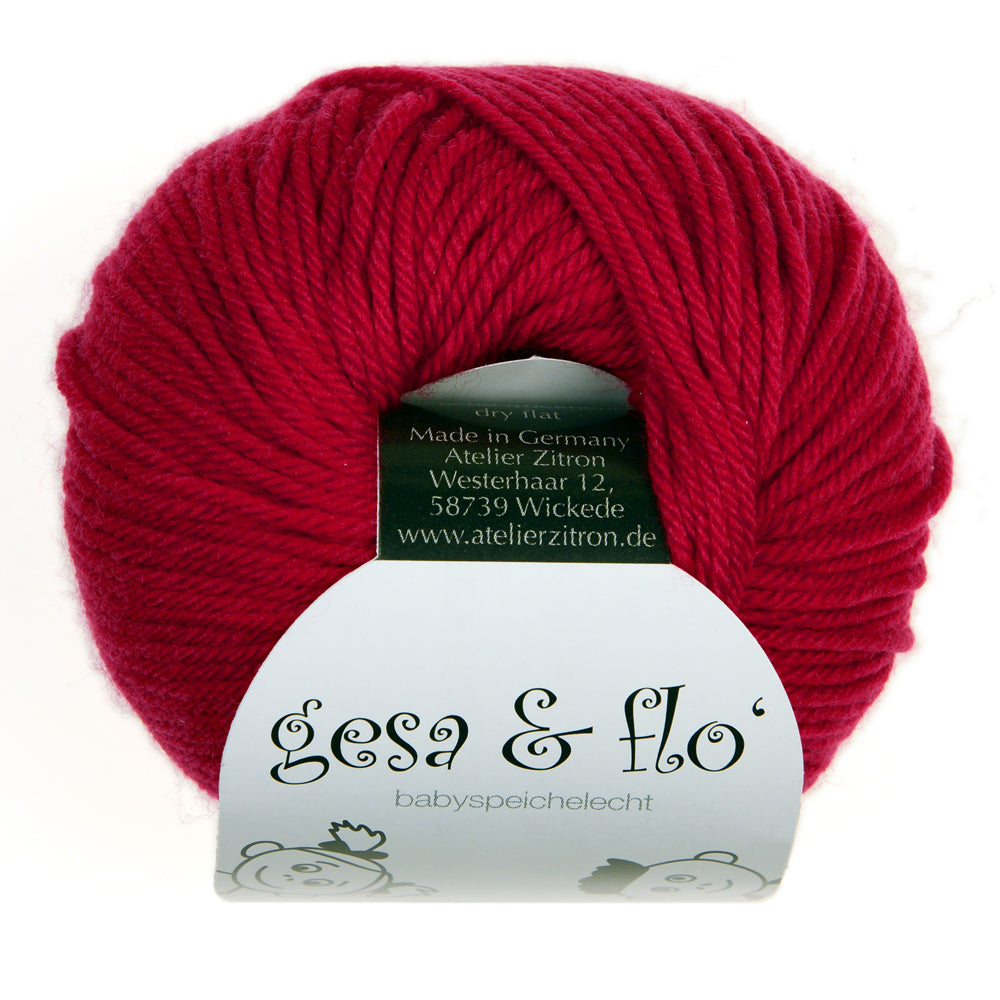 Atelier Zitron GESA und FLO LL 25g/ 90m Merino ultrafine 16 Micron Babywolle superweich