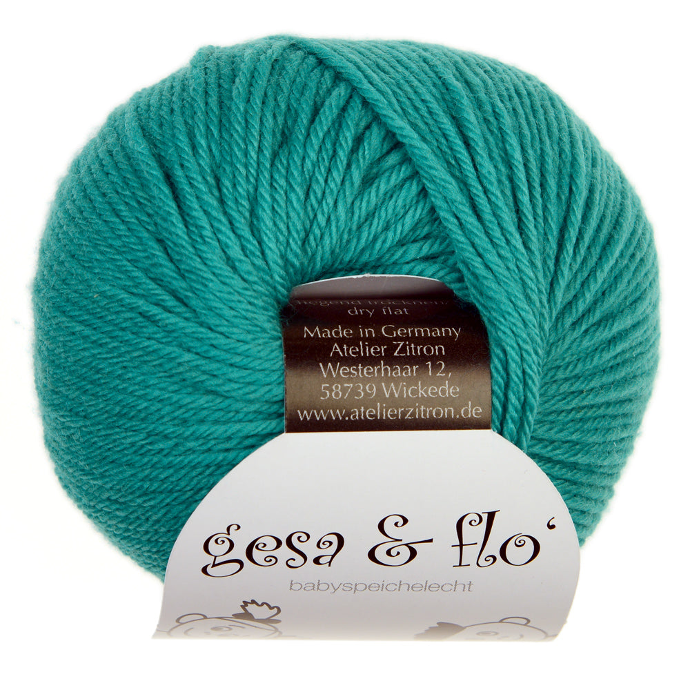 Atelier Zitron GESA und FLO LL 25g/ 90m Merino ultrafine 16 Micron Babywolle superweich