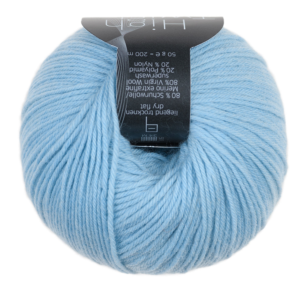 High Twist Atelier Zitron 50g/200m Merino extrafine Sockenwolle 4-fach