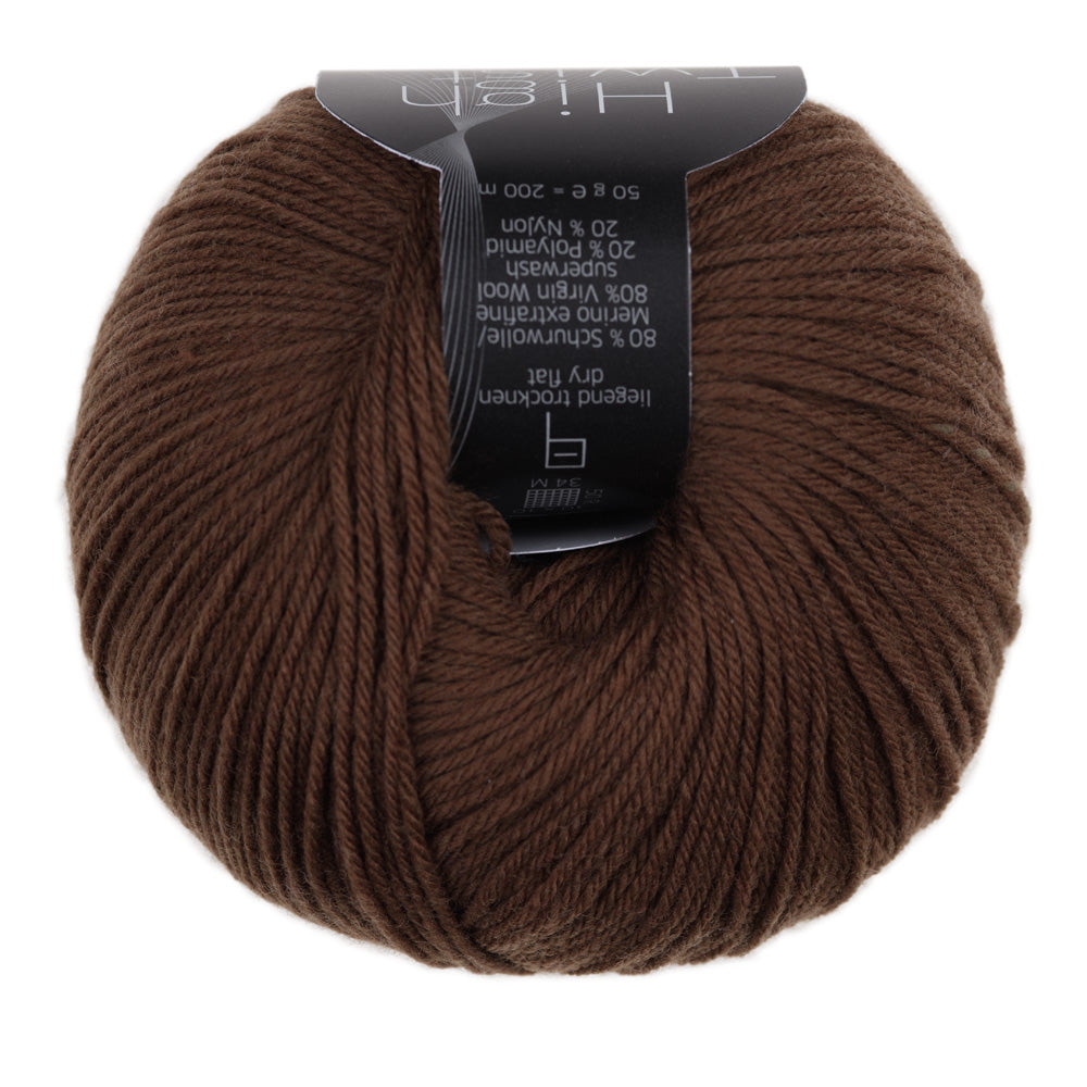 High Twist Atelier Zitron 50g/200m Merino extrafine Sockenwolle 4-fach