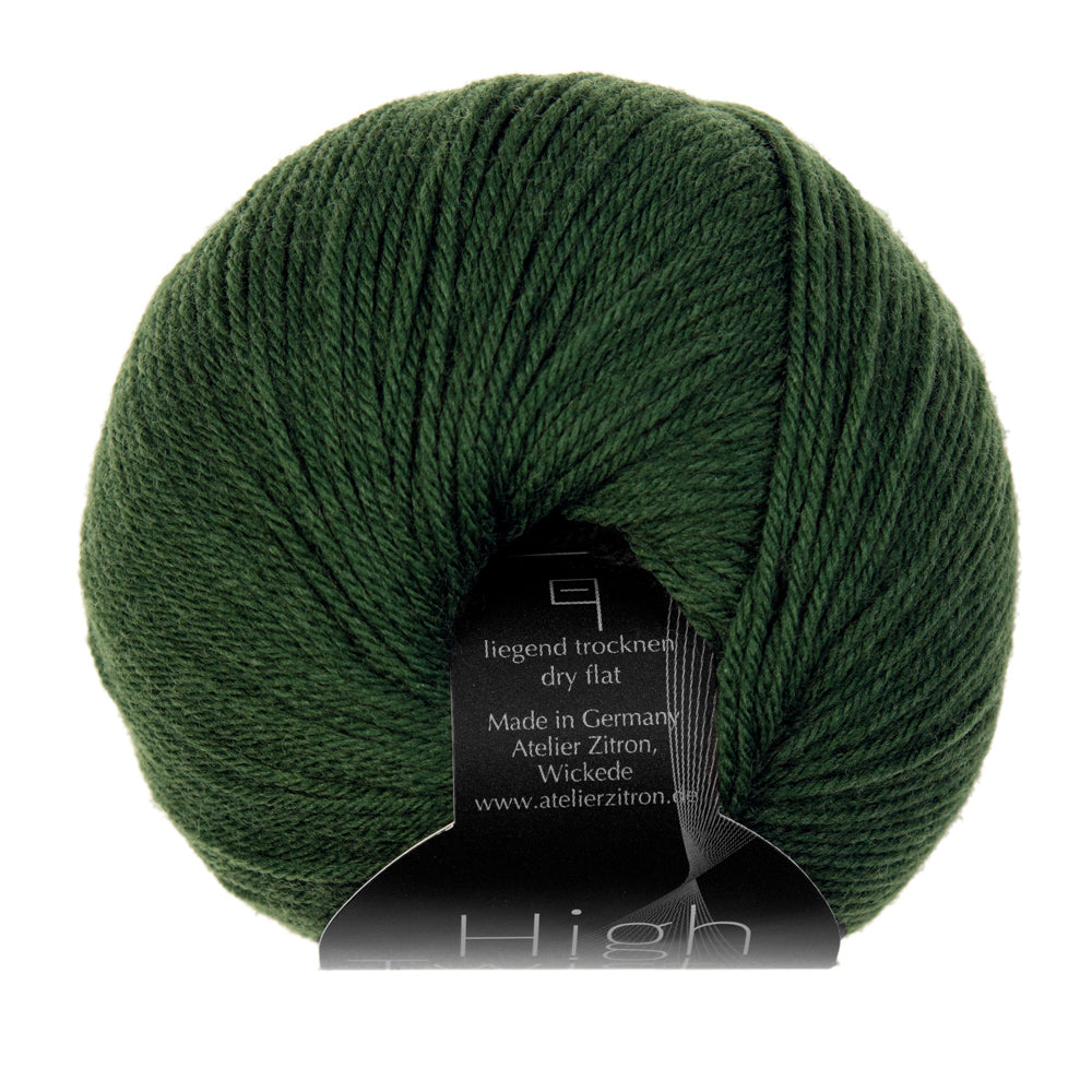 High Twist Atelier Zitron 50g/200m Merino extrafine Sockenwolle 4-fach