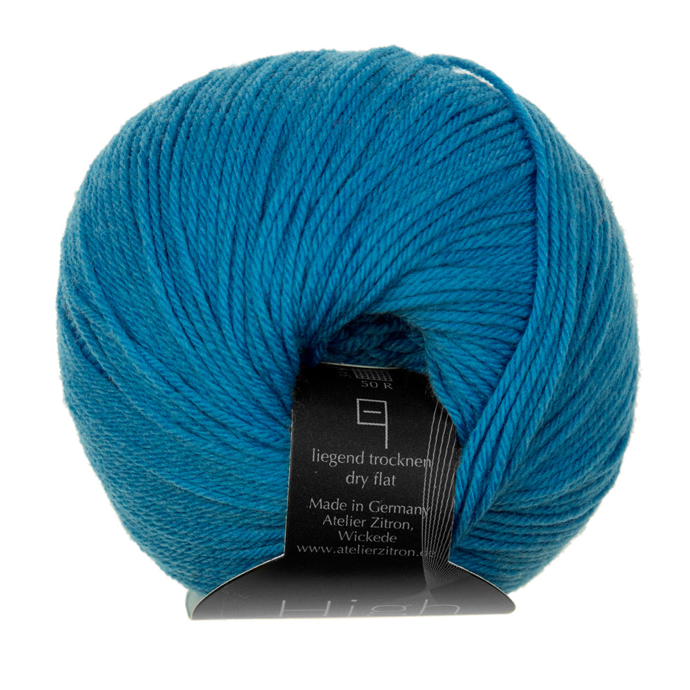 High Twist Atelier Zitron 50g/200m Merino extrafine Sockenwolle 4-fach