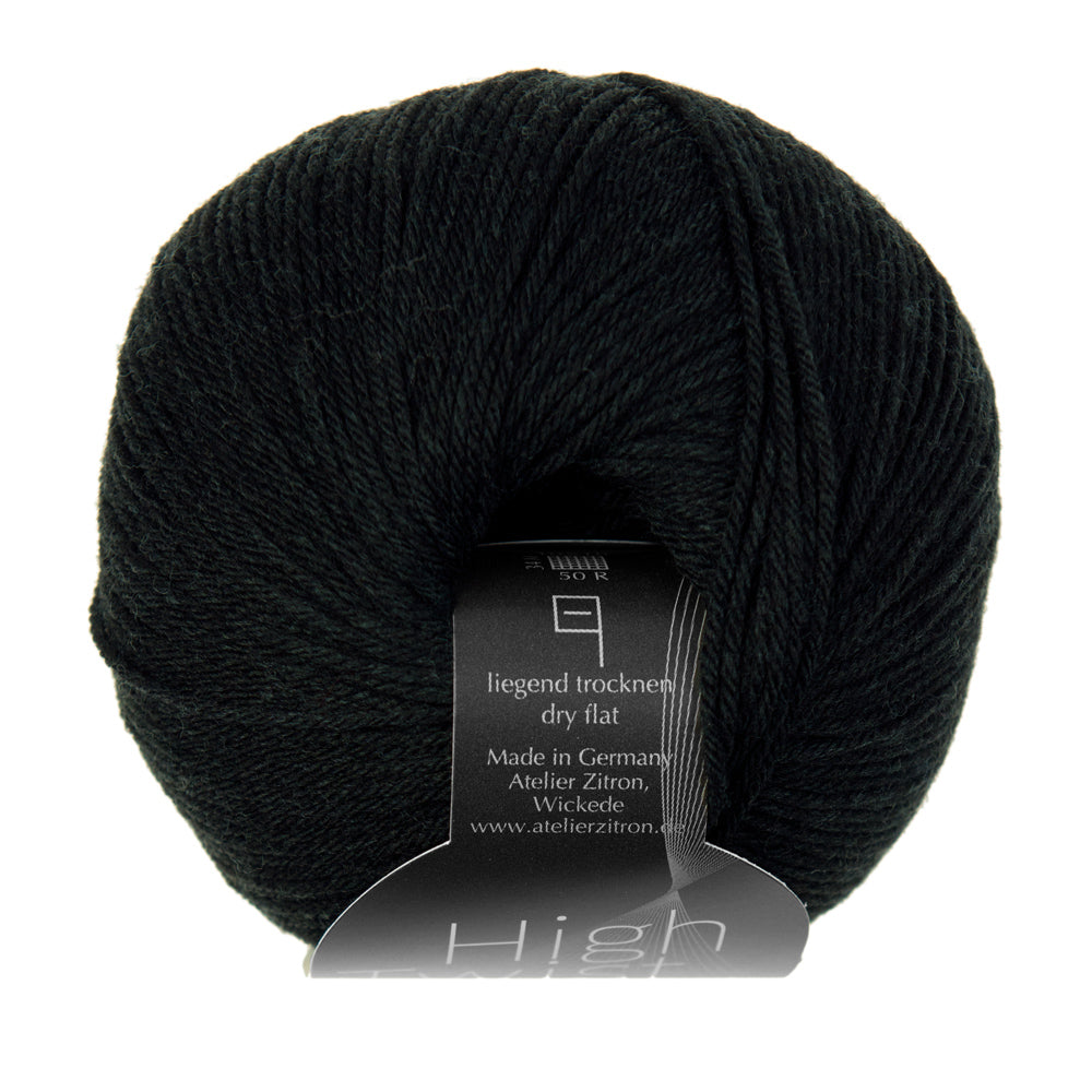 High Twist Atelier Zitron 50g/200m Merino extrafine Sockenwolle 4-fach