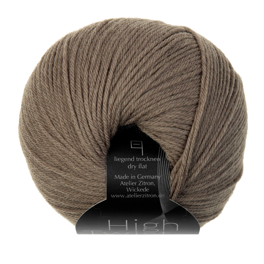 High Twist Atelier Zitron 50g/200m Merino extrafine Sockenwolle 4-fach