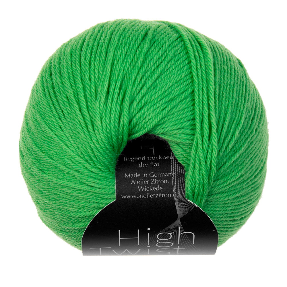 High Twist Atelier Zitron 50g/200m Merino extrafine Sockenwolle 4-fach