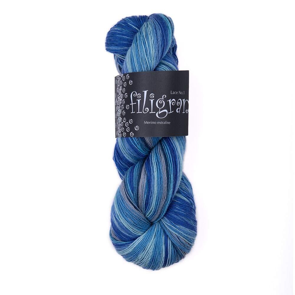 Atelier ZITRON Filigran 100g/600m Garn Strang Merino extrafine Farbverlaufsgarn